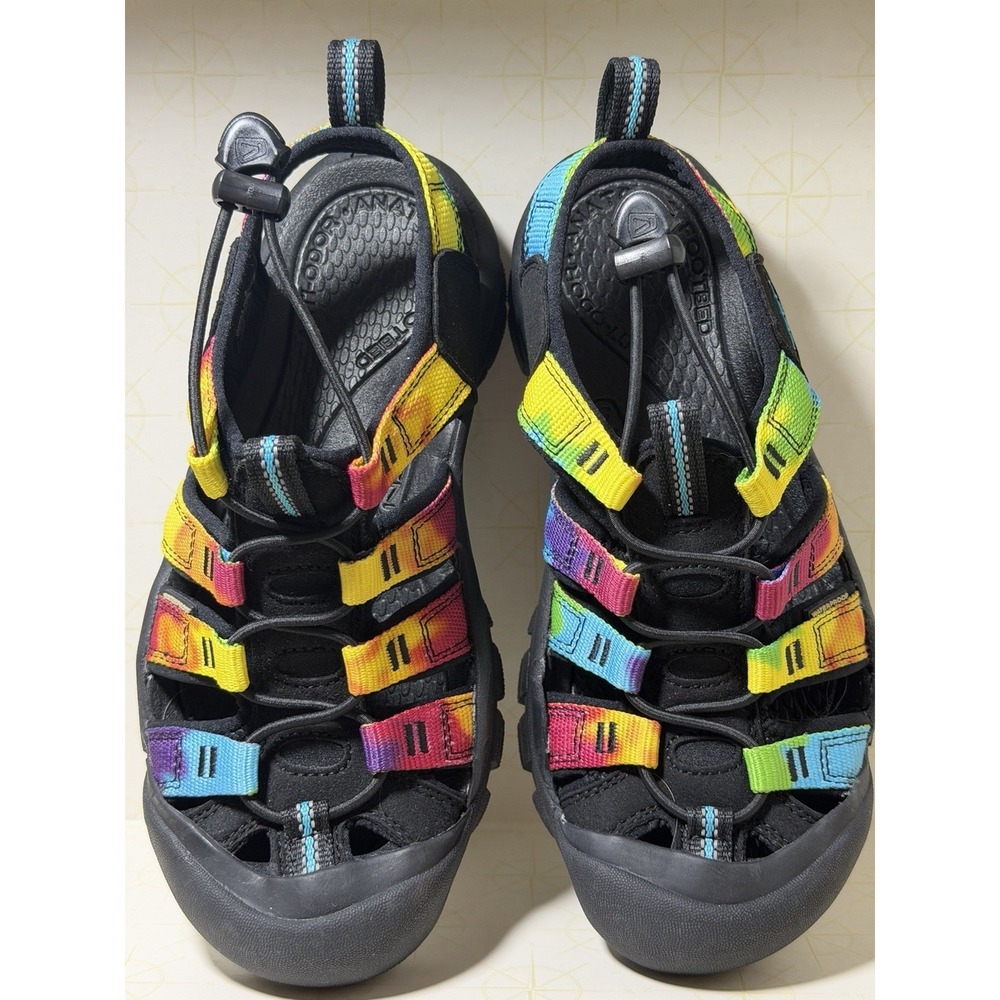 Keen  Retro Rainbow Tie Dye Waterproof Sandals women's Size 6